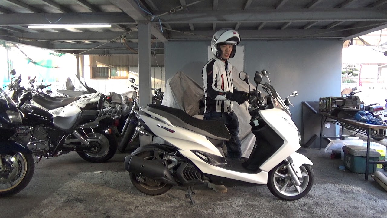 ヤマハ：マジェスティS参考動画：営業カバンが置きやすいバイク