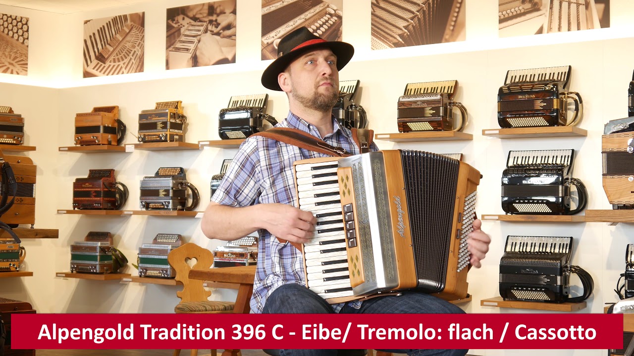 Akkordeon - Alpengold Tradition 396 C - Eibe - Heinzelmännchens Wachtparade / Auf der Reeperbahn