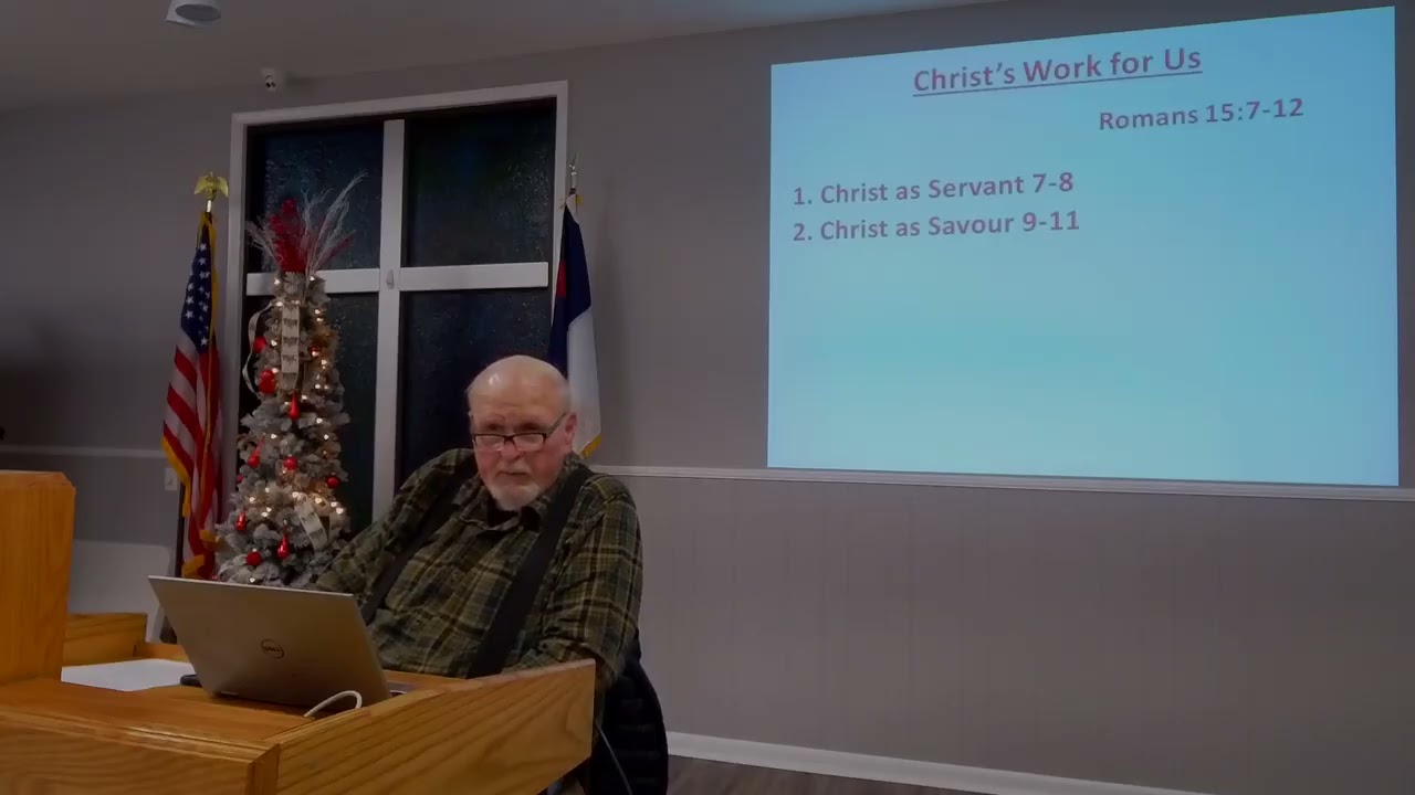 Wednesday, December 10, 2025 - Bible Study - Romans: lesson 111; Midway Baptist Church, Athens, AL