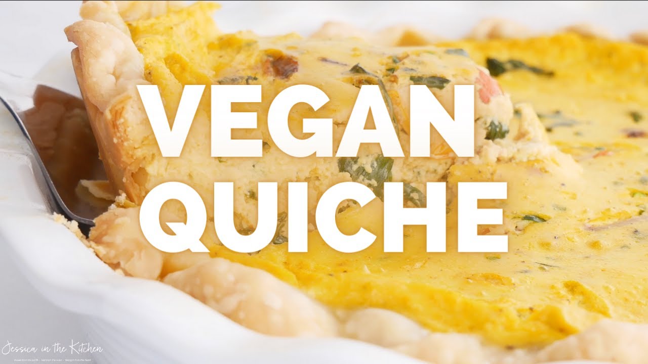 THE BEST VEGAN QUICHE | simple vegan recipes | easy vegan breakfast