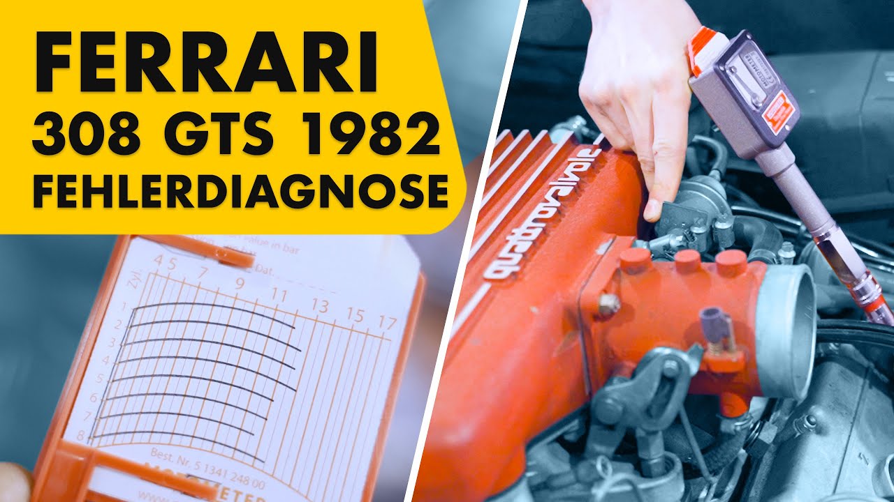 Fehlersuche am Ferrari 308 GTS Quattrovalvole (1982)! Zündaussetzer & ruckelnder Motor | K Jetronic