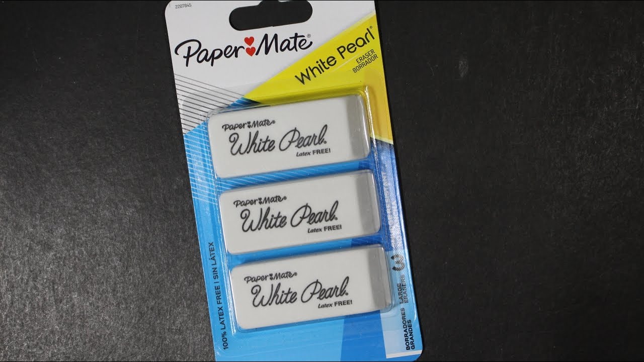 White Pearl Pencil Eraser Review - the 