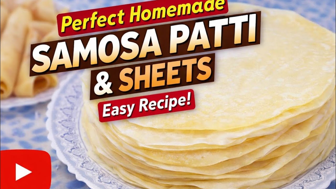 Ramadan Special Homemade Samosa and roll sheets Recipe |Make & Store