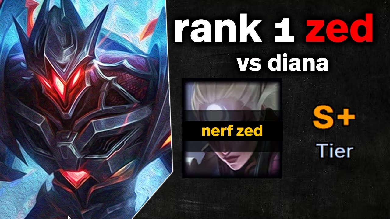When The #1 Zed Plays Against a Master Tier Diana