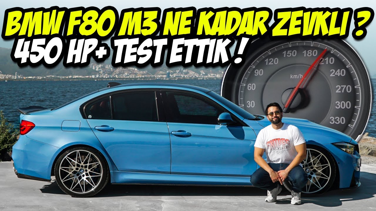 Bol Carbonlu BMW F80 M3 Competition / Modifiyeli S55 Motor 450 HP + /  Gazladık / TEST ETTİK !