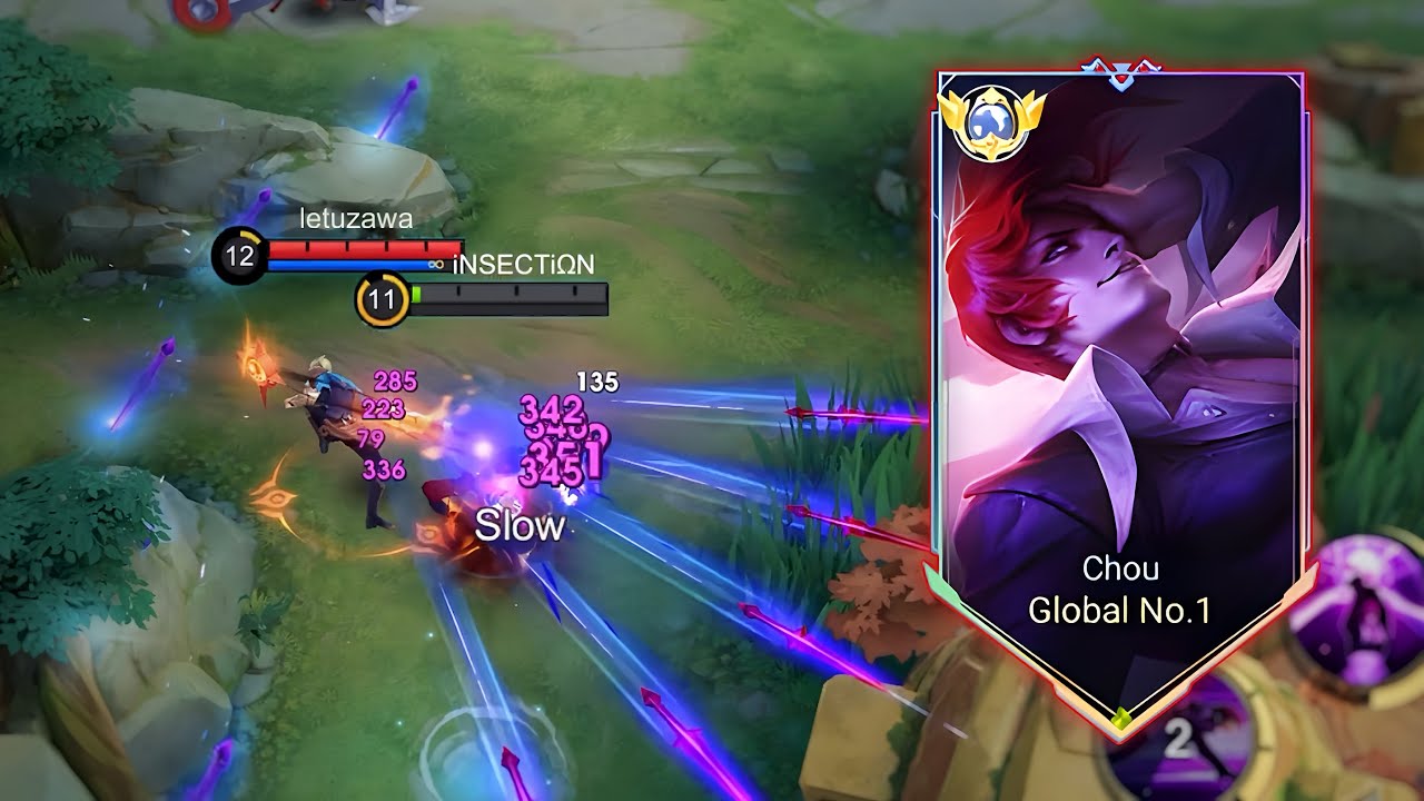 i met Top GLOBAL gusion ! | Chou Montage - 06 / Outplayed,immune,Freestyle