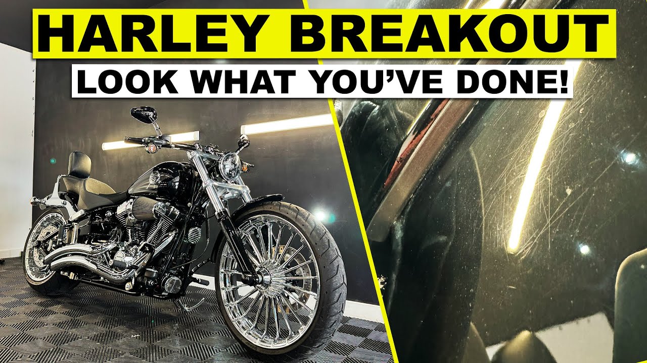 What Did I DO?!? - Harley Davidson Breakout - Motorcycle Detailing & Ceramic Coat