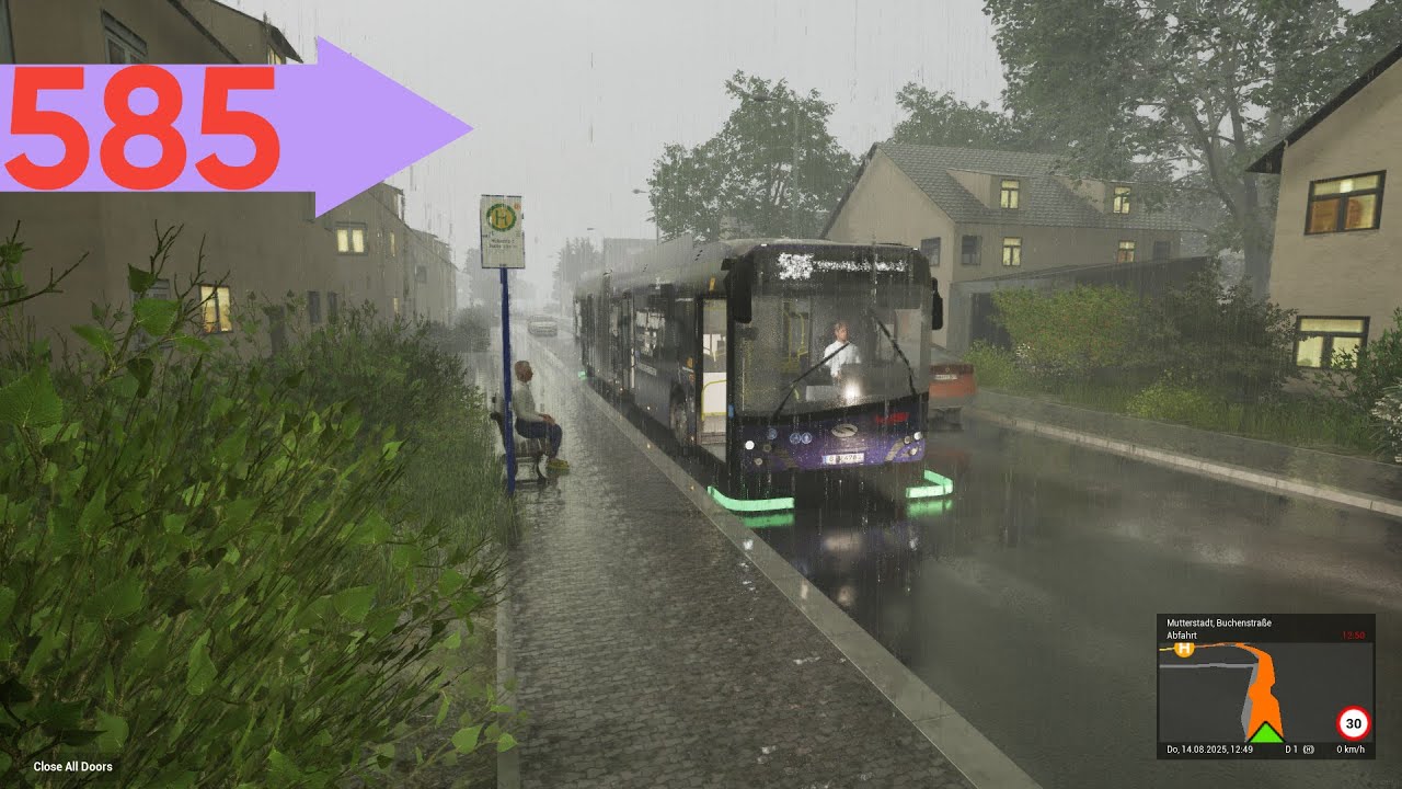 The Bus Linie 585 In Ludwigshafen
