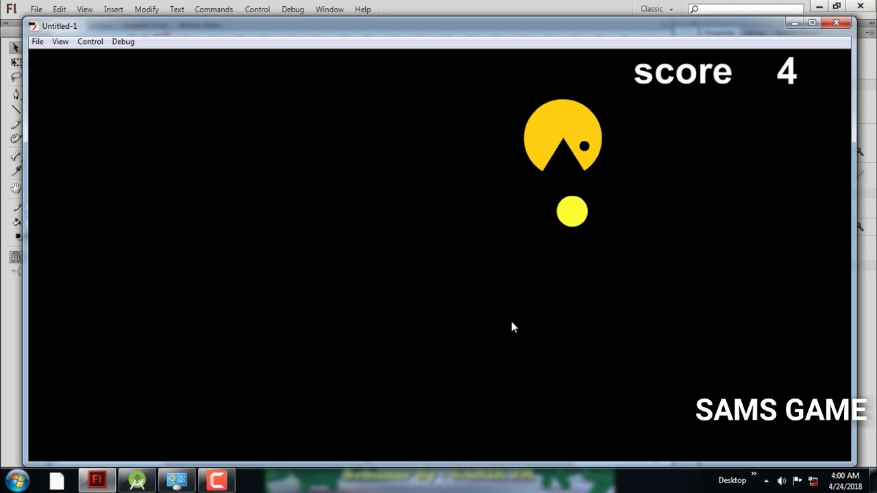 How to Create Pacman Game In Animate CC