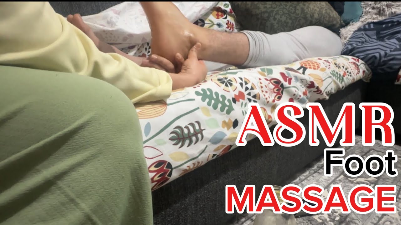 ASMR FOOT MASSAGE | ASMR LEG AND FEET MASSAGE #asmr #relax #legmassage #feetmassage 