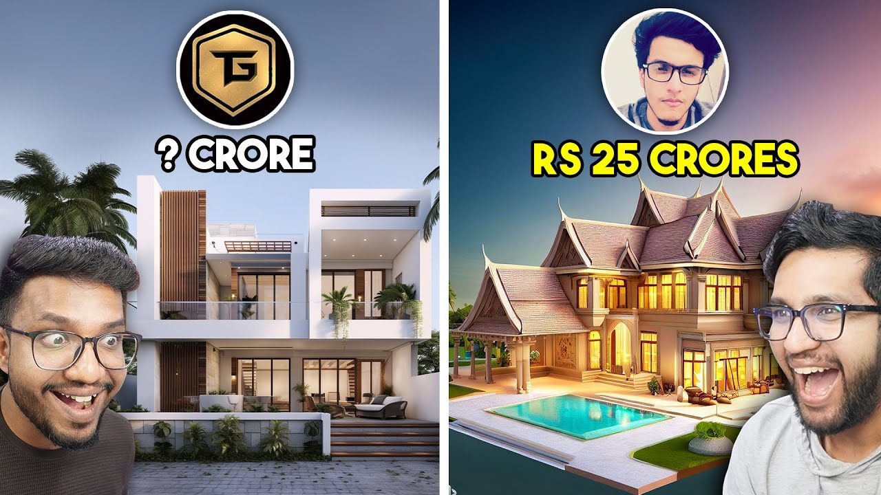 MOST EXPENSIVE HOUSES OF YOUTUBERS