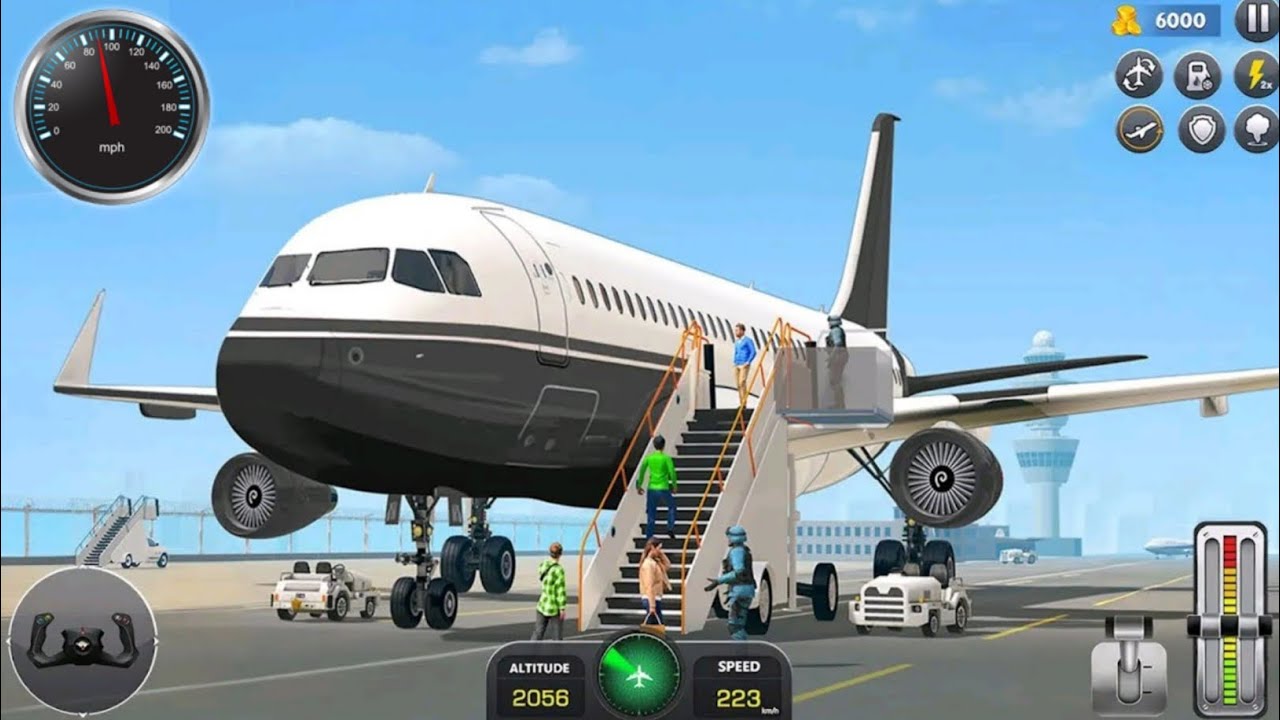 Flight Airplane City Pilot Simulator - Boeing Emergency Landing Goes Wrong 🚨✈️ - Android Gameplay