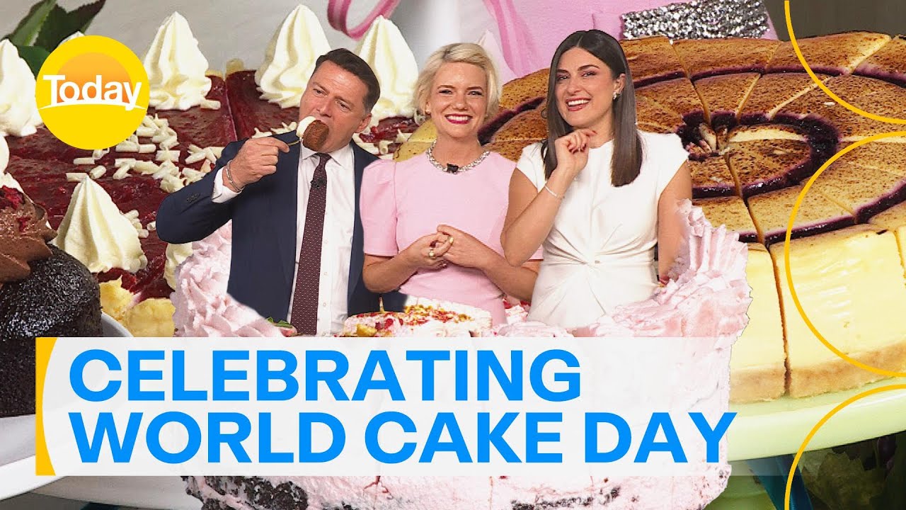 Karl and Sarah get treated on World Cake Day | Today Show Australia