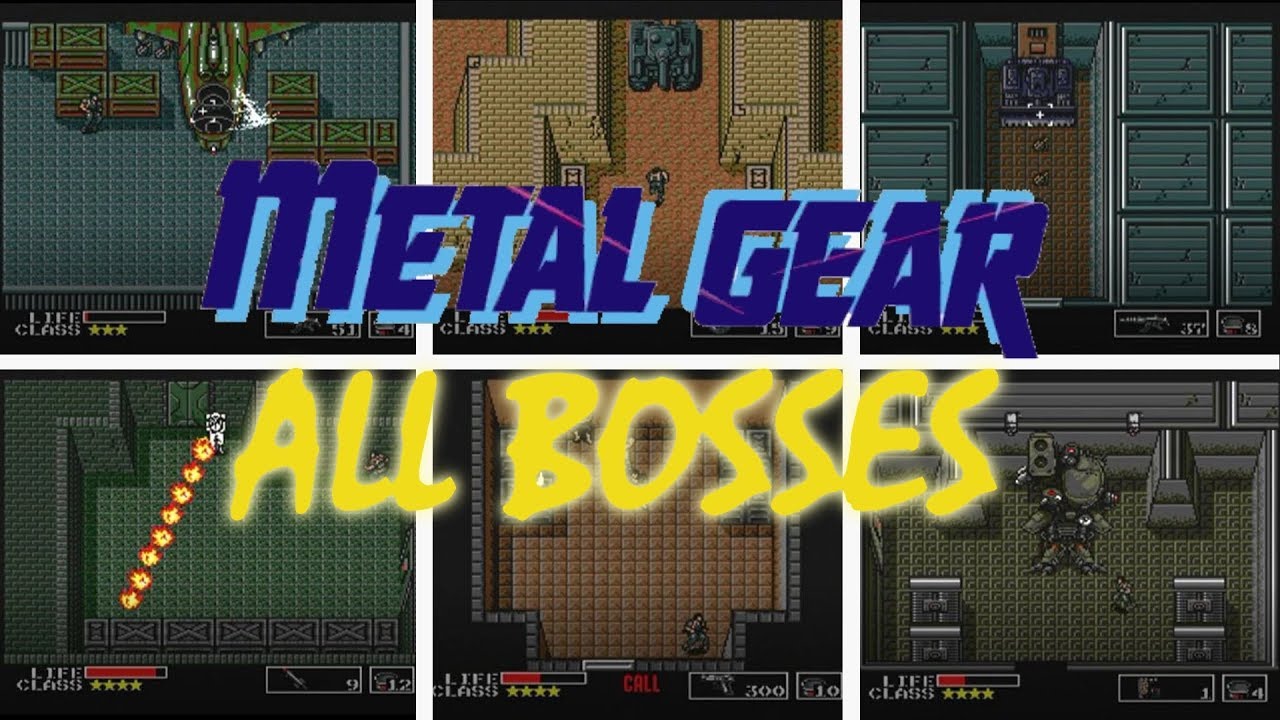 Metal Gear (MSX2): All Bosses