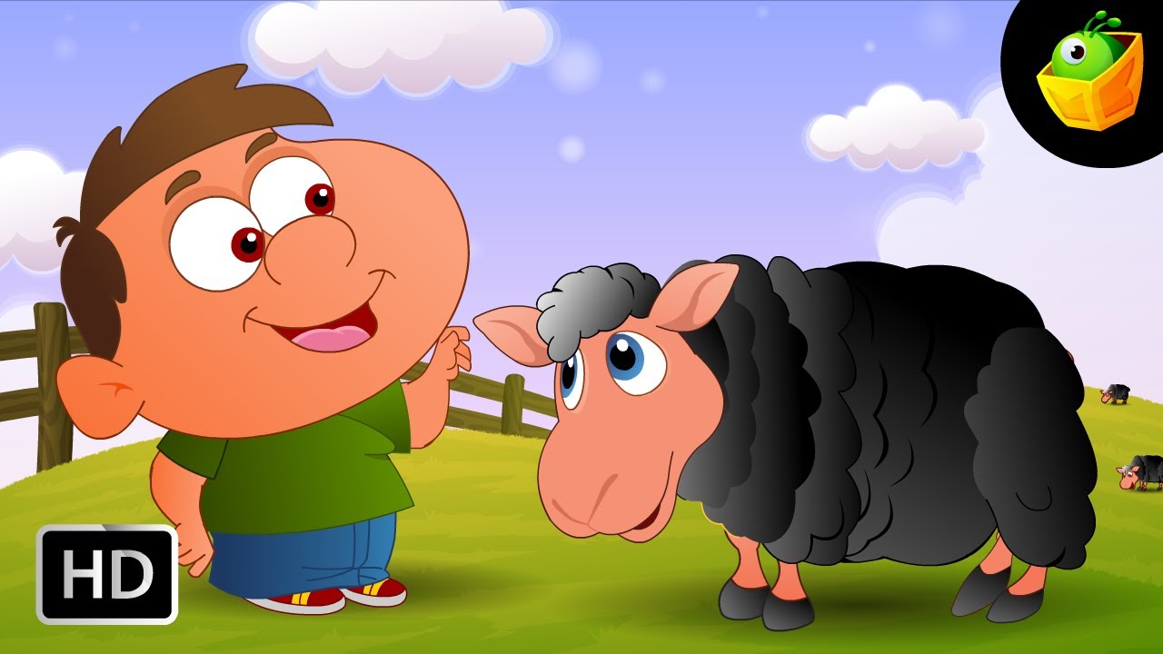 Baa Baa Black Sheep - English Kids Nursery Rhyme (Sheep And Little Boy) - Video Song For Children
