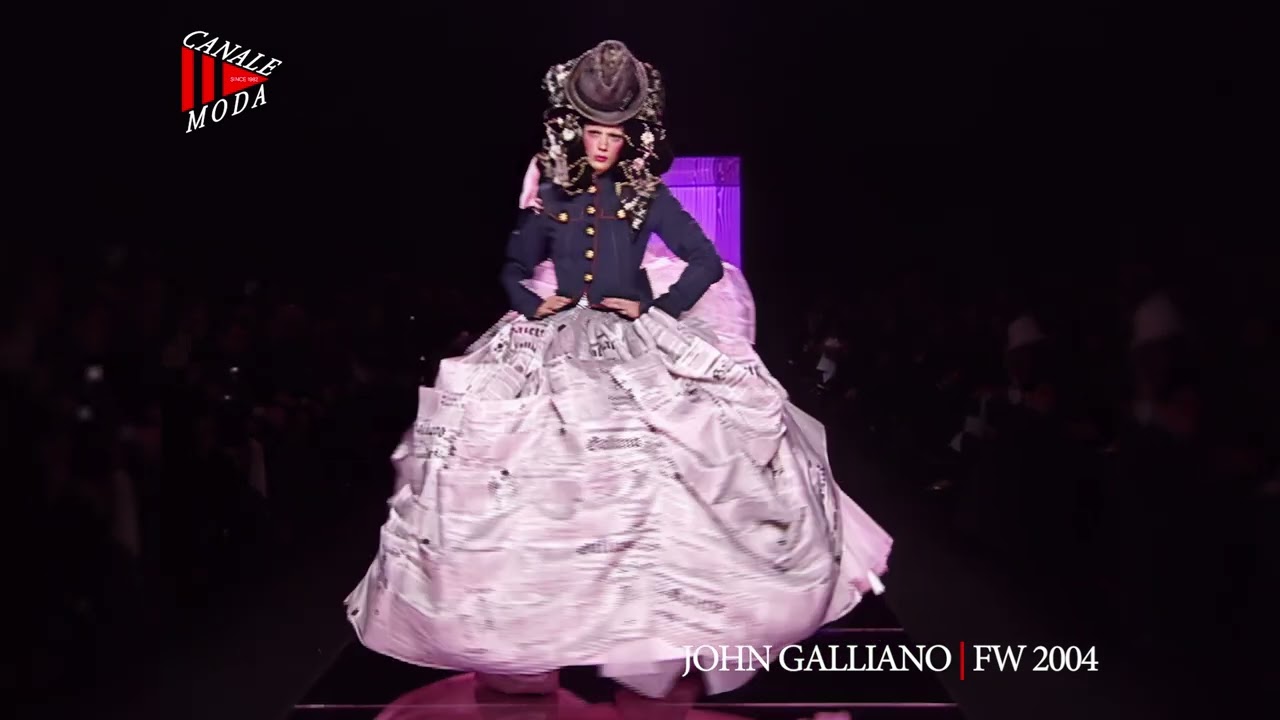 JOHN GALLIANO Fall Winter 2004 Paris 4K - Canale Moda