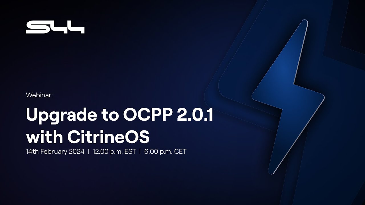 Webinar Leverage CitrineOS to Implement OCPP 2.0.1 Charging Solutions