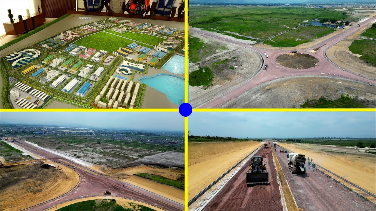 💯% TRAVAUX : ZONE ÉCONOMIQUE SPÉCIALE KIN-MALEBO / NSELE. ÉVOLUTION DES TRAVAUX ET DÉTAILS...