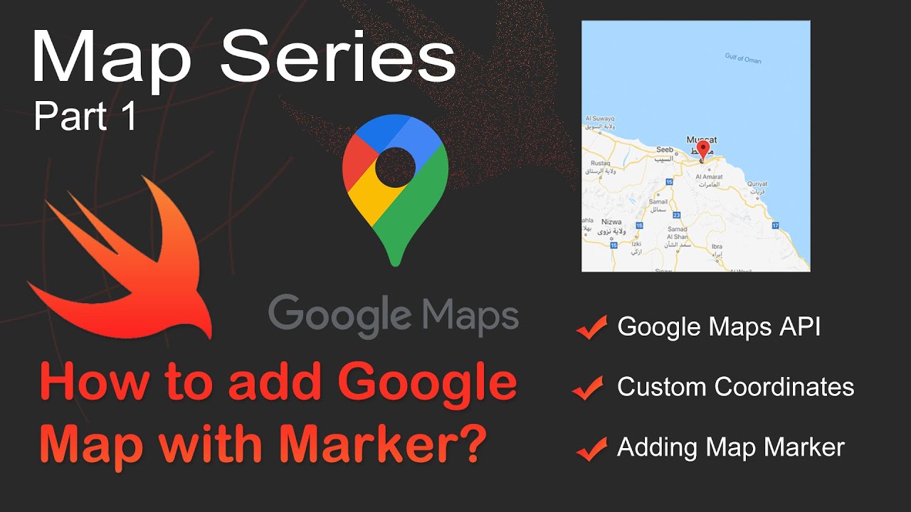 How to get current user's location and add a Marker in Google Maps in Swift 5?