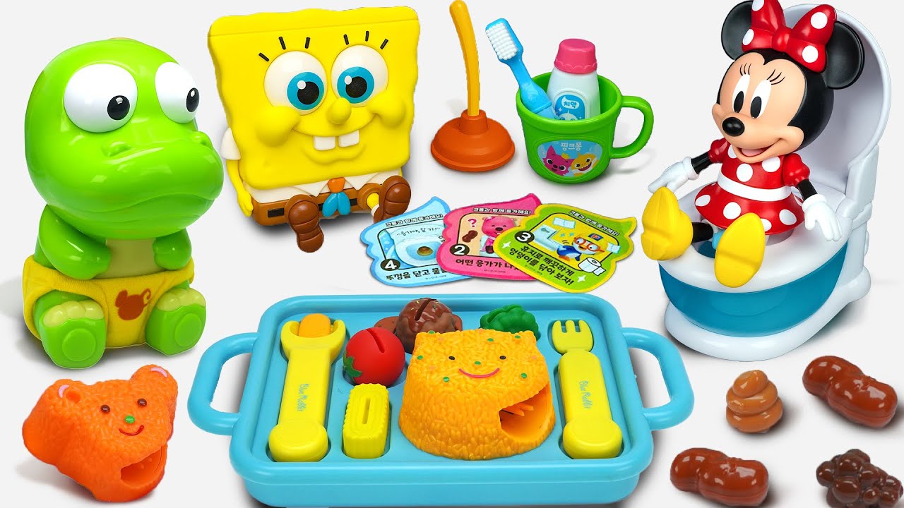 Satisfying Unboxing The Fun SpongeBob SquarePants toy collection ASMR
