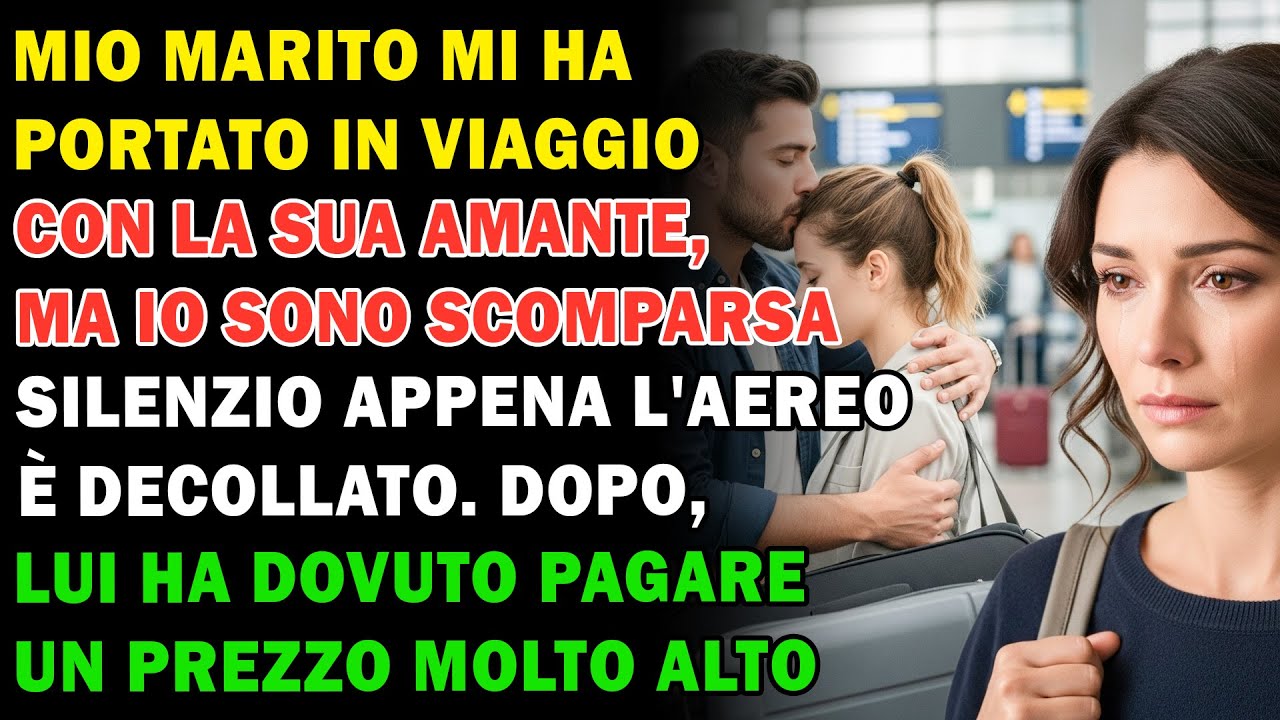 Ho Scoperto Che Mio Marito Mi Tradiva, Sono Scomparsa Quando L'aereo È Decollato, Perché..