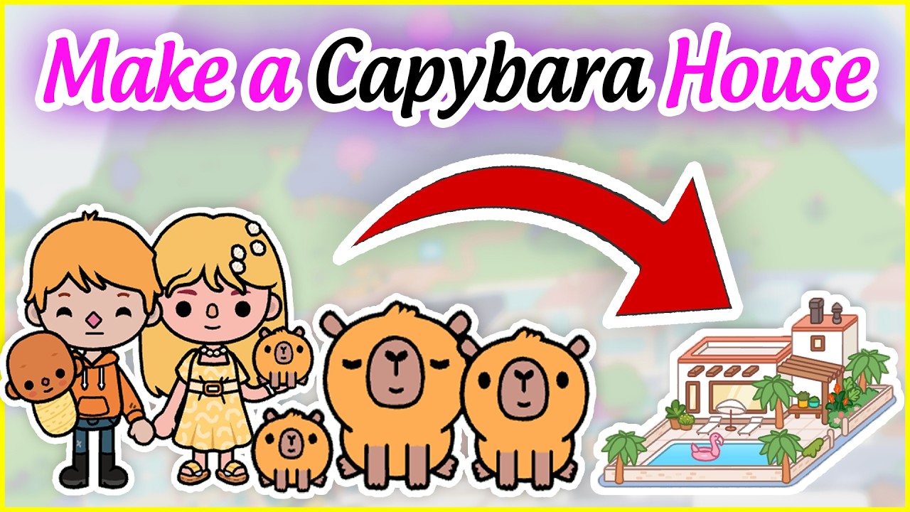 Make a Capybara House 🏠 Toca Boca House Ideas | Toca Amore TV