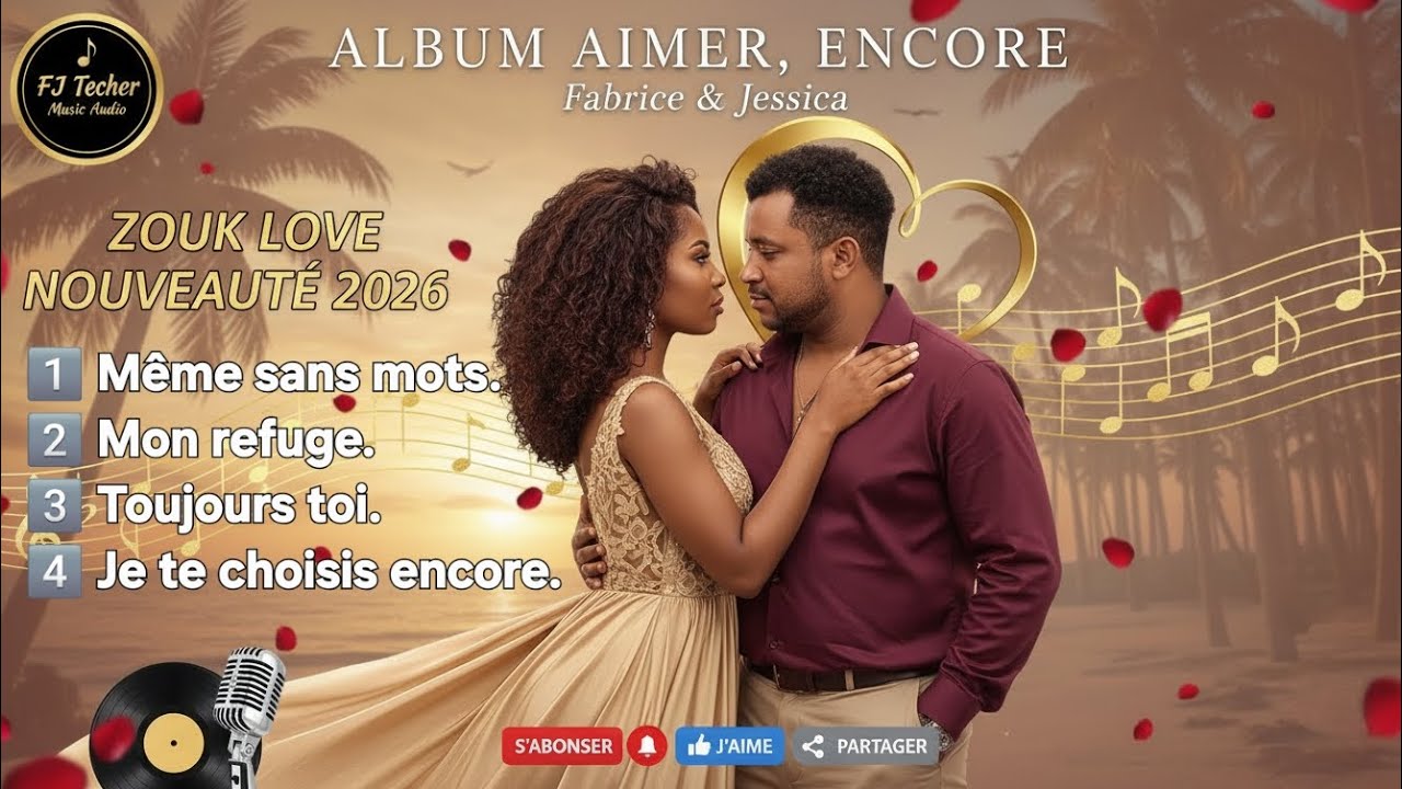 ALBUM ZOUK LOVE 2026 – ❤️4 chansons d’amour profondes & sincères et Romantique. 