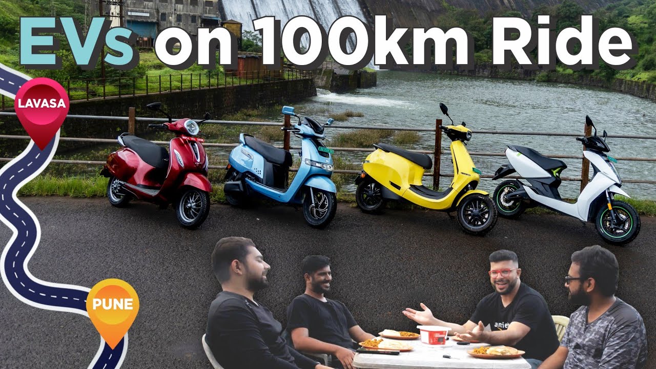 Electric Scooters’ Day Out | A Weekend Ride On Ola S1 Pro, Ather 450X, TVS iQube S And Bajaj Chetak
