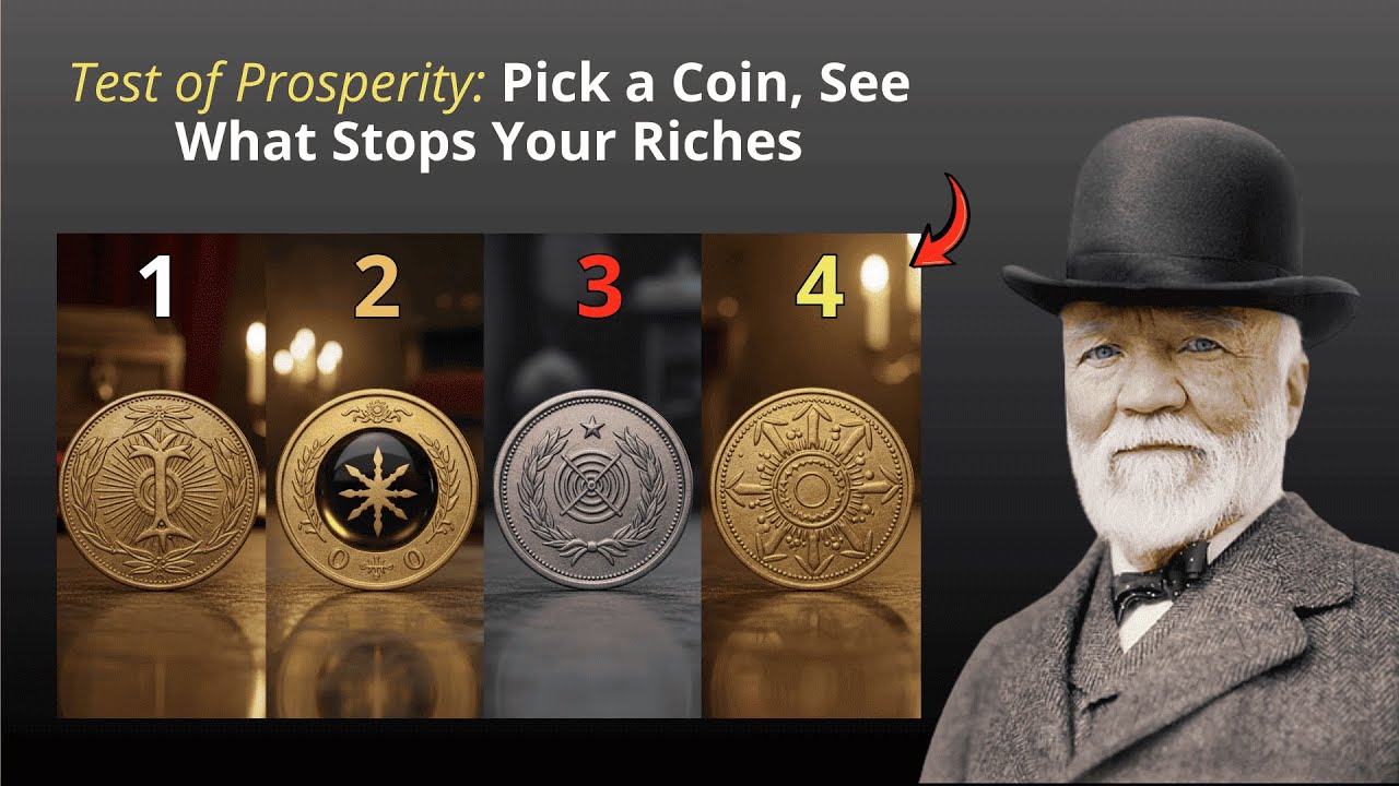 The Coin You Choose Reveals the Exact Block Keeping You From Becoming Rich | Andrew Carnegie Test