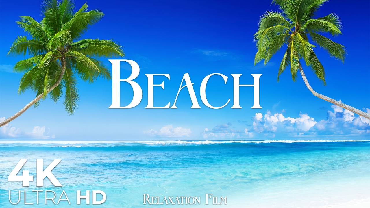 The Sea 4K • Ocean Stillness • Relaxation Film with Deep Calming Piano