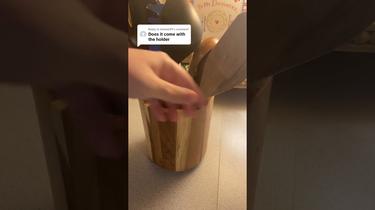 Upgrade your kitchen game with this utensil holder #utensils