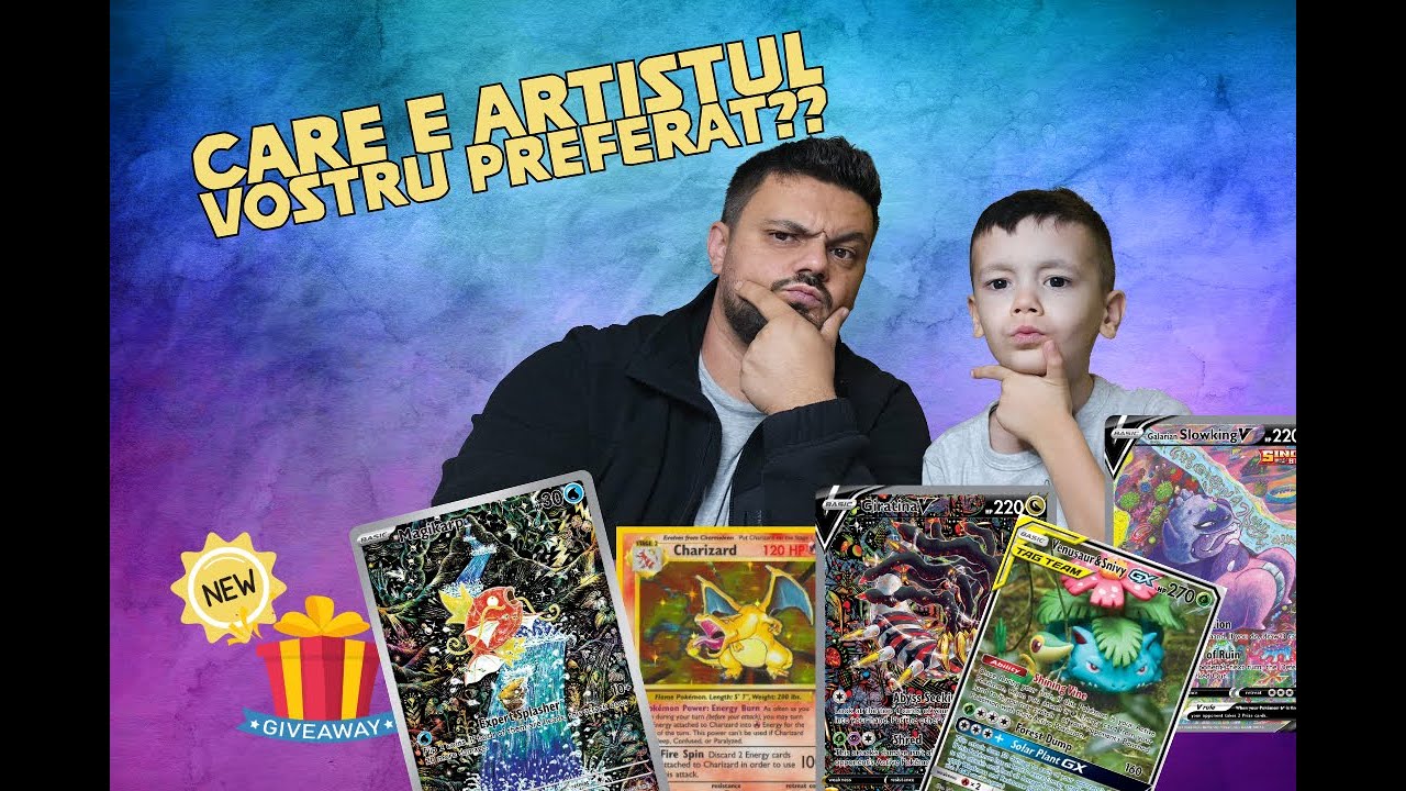ep 110 Arta cartilor Pokemon si artistii care le creaza!!! + anuntam un nou giveaway