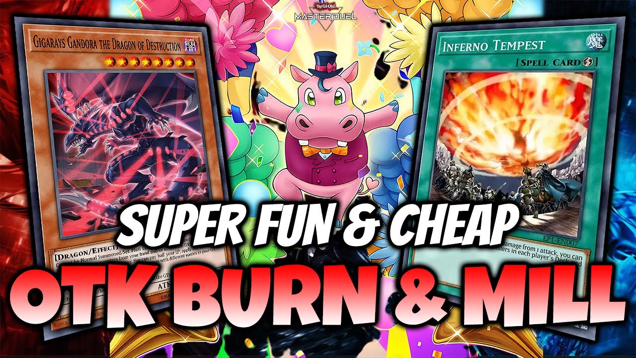 4 Win Condition ⛔ OTK Top-Tier Meta Decks with Cheap Tempest Mill and Burn Deck [Master Duel]