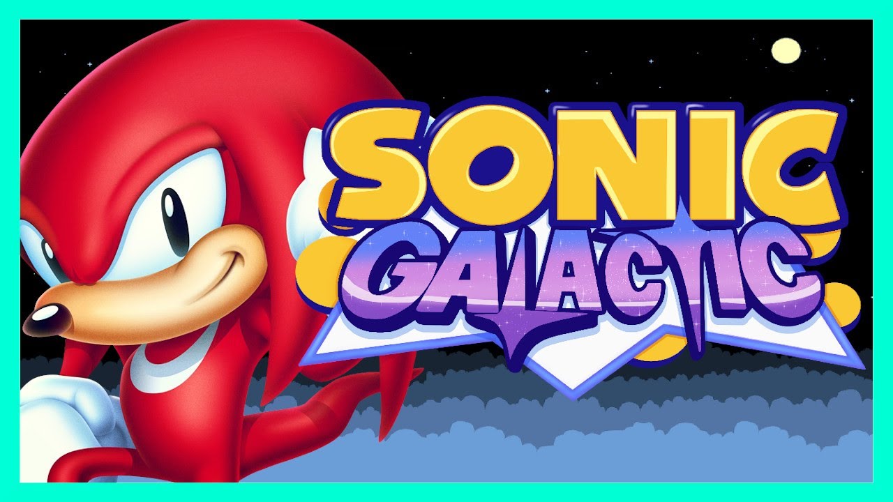 Knuckles plays Sonic Galactic!