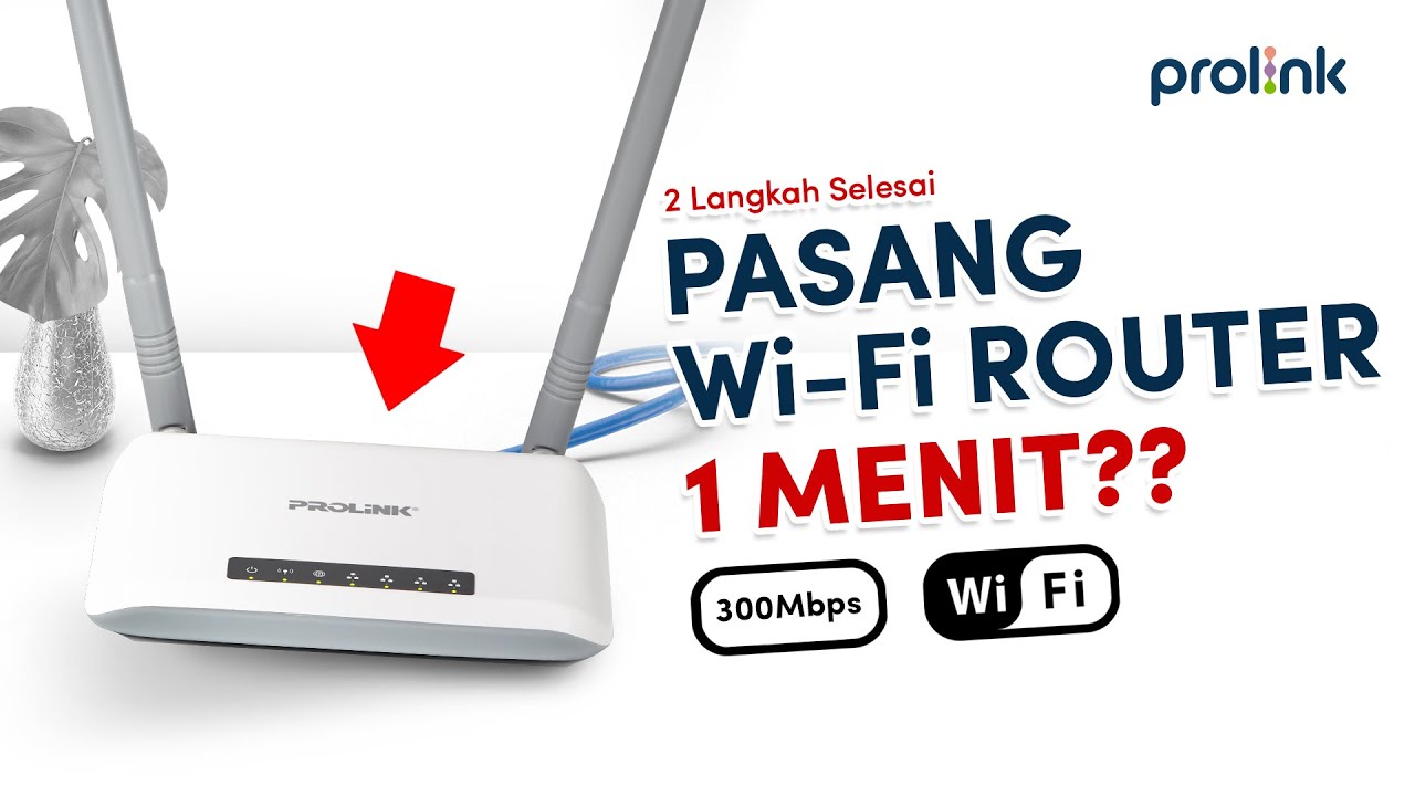 [TUTORIAL] Cara set up router dalam 1 menit! Step by step anti ribet! | PRN3009