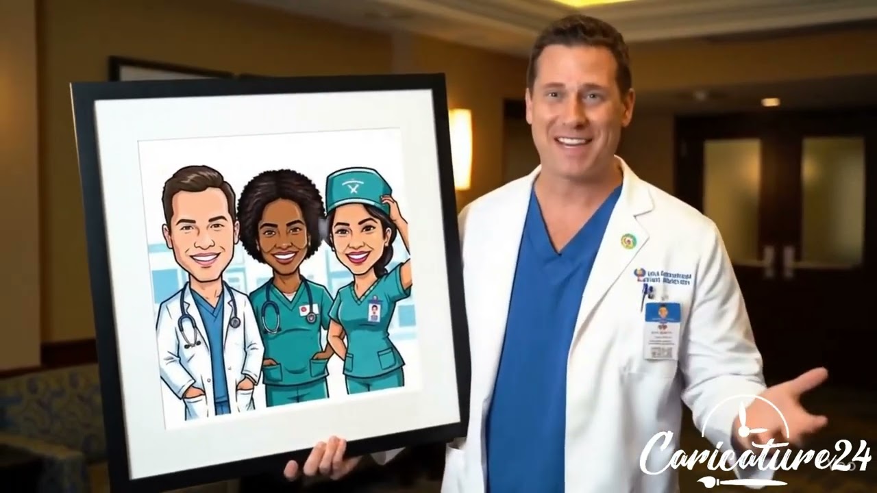 No Gift Idea for a Doctor? Order a Caricature!