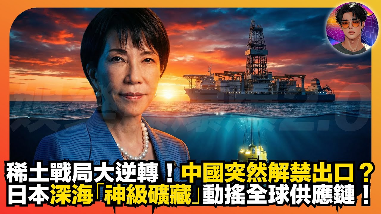 【稀土戰局大逆轉】中國突然解禁出口？｜日本深海「神級礦藏」動搖全球供應鏈｜娛樂爆爆爆2.0