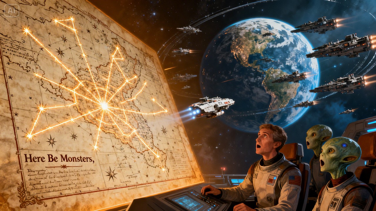 The Ancient Chart Said “Here Be Monsters”   But It Was Just Earth! HFY   HFY Sci Fi Story