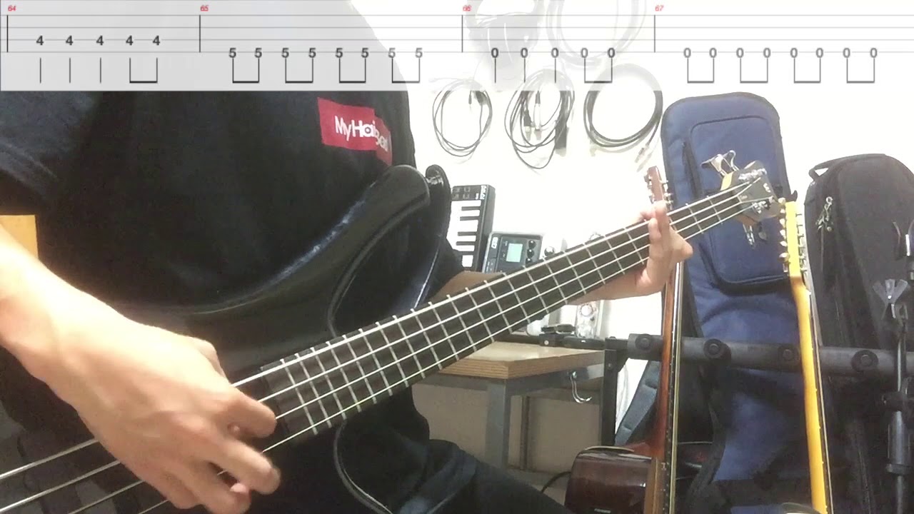 [TAB譜]運命/My Hair is Bad ベース 弾いてみた