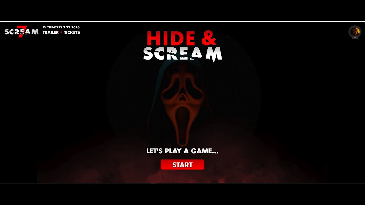 Hide & Scream (Scream 7 Minigame)