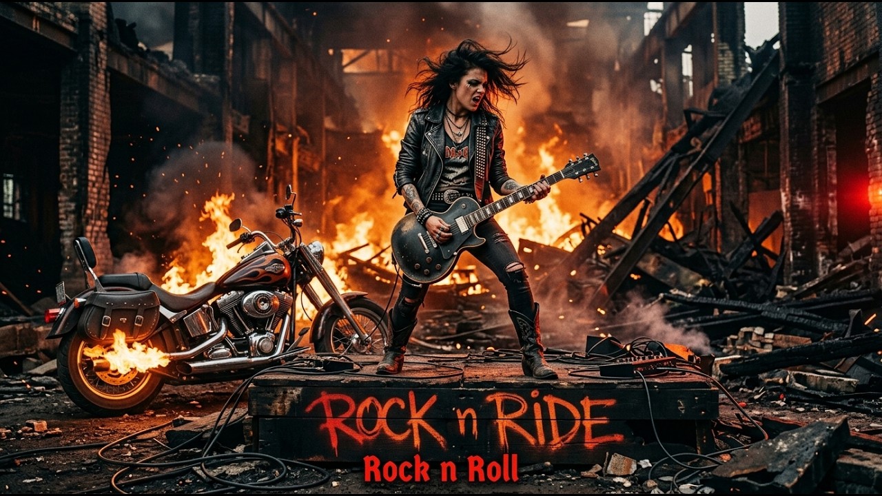 Best Music Rock N Roll 🎸 Rock N Ride 🔥 Thunder Wheels | Rock N’ Roll Across America 🇺🇸