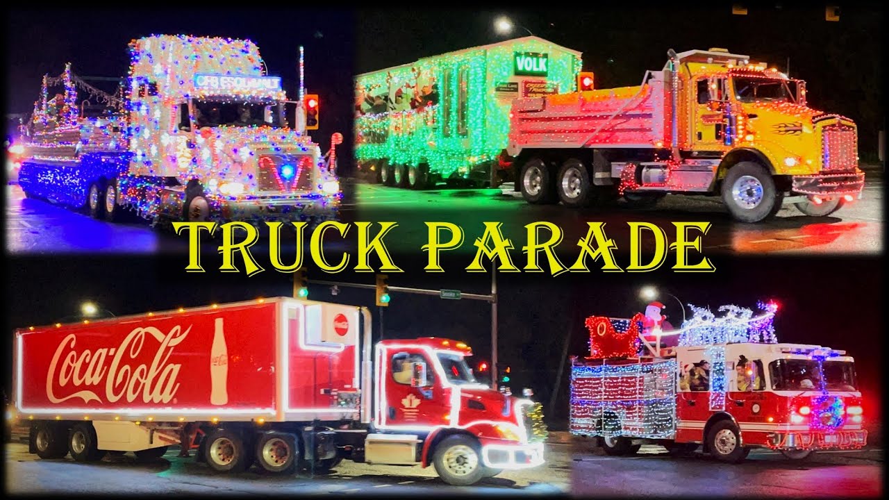 2023 - Annual Christmas TRUCK PARADE in Victoria BC !!!
