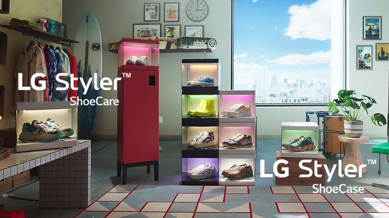LG at CES 2023 : LG Styler&trade; ShoeCare & LG Styler&trade; ShoeCase&nbsp;| LG