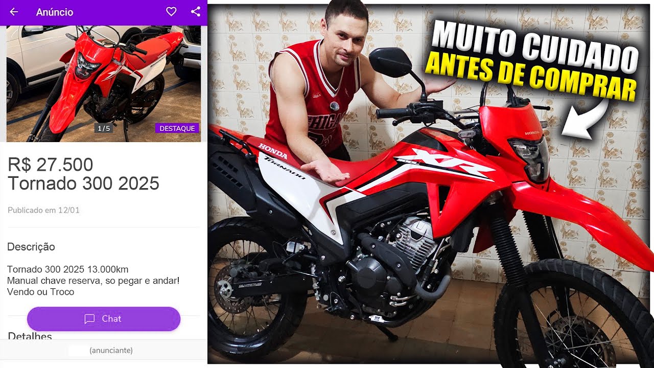 O QUE OLHAR ANTES DE COMPRAR UMA TORNADO 300 USADA