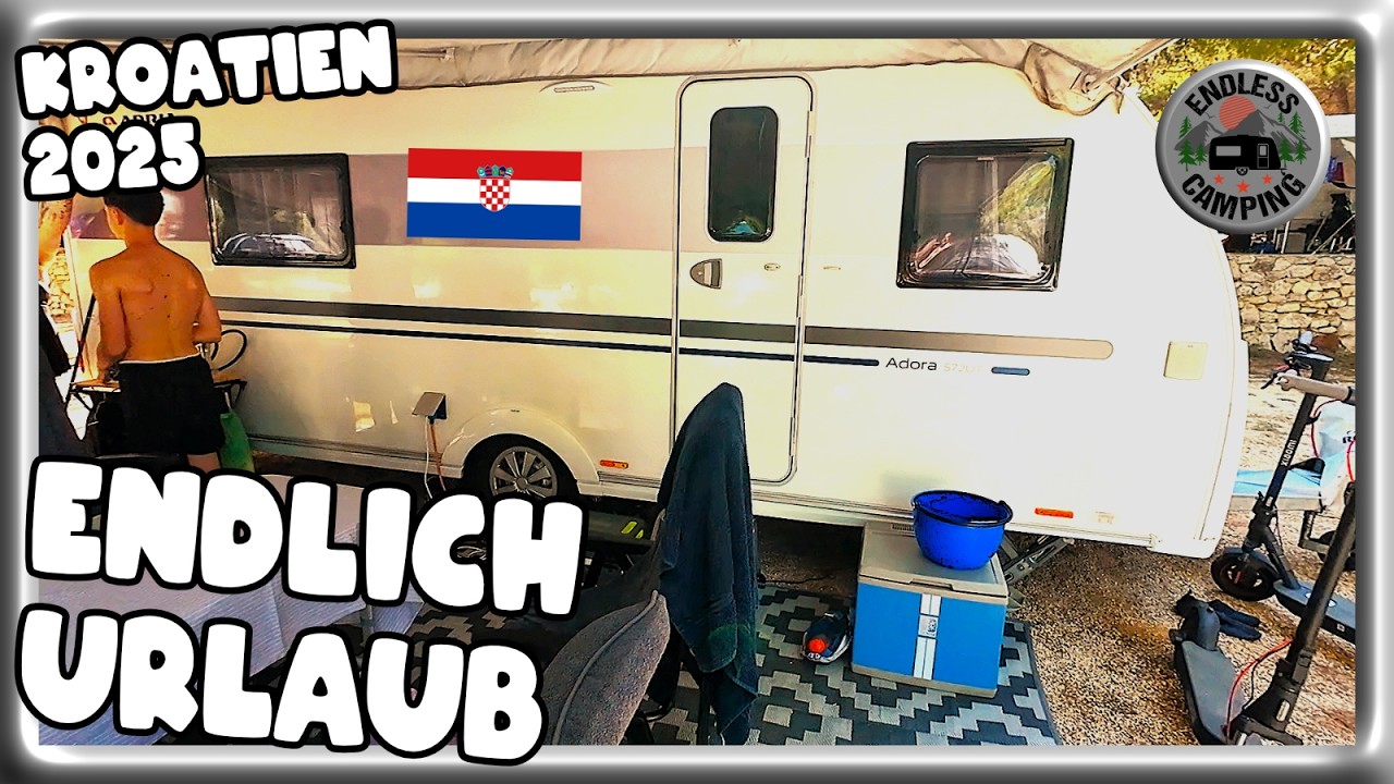 🌄 Kroatien 2025 🌅 - Aufgebaut - Camping Sommer Urlaub - Murter