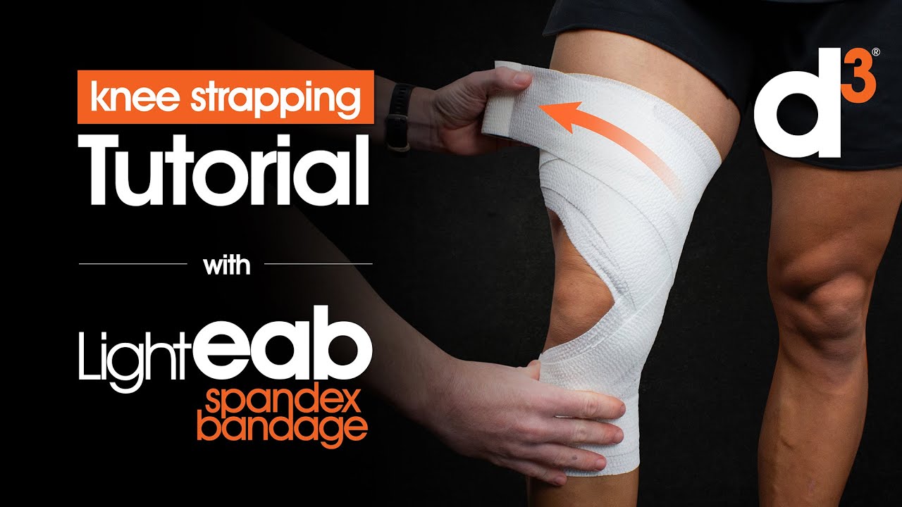 How to Strap Your Knee - d3 Light EAB Spandex Bandage