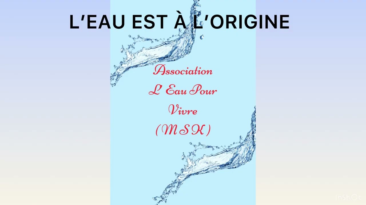 L’EAU EST À L’ORIGINE