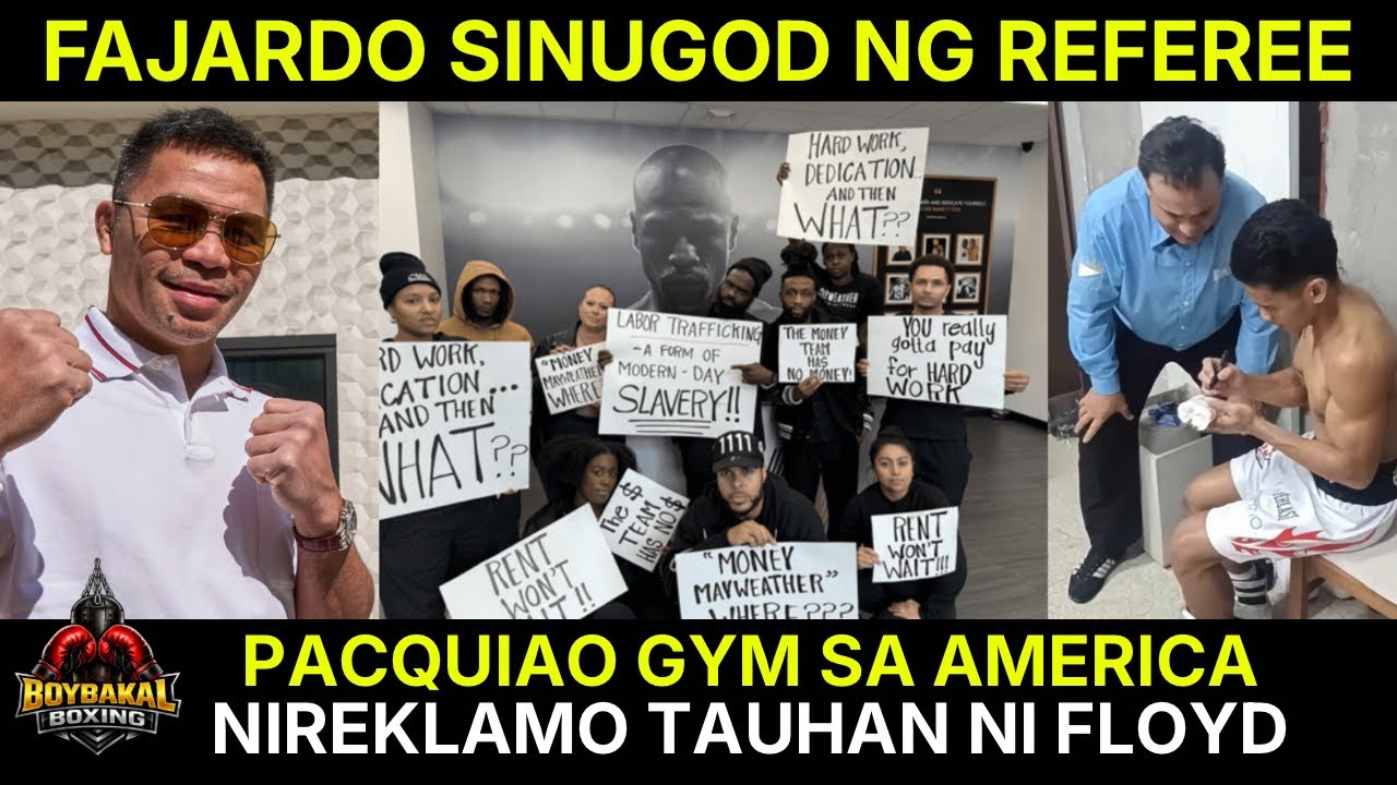 Pacquiao GYM Sa LA Nireklamo Ng Tauhan Ni Floyd Dati | Fajardo Drugtest, Handwrap Kinuha Ng Referee