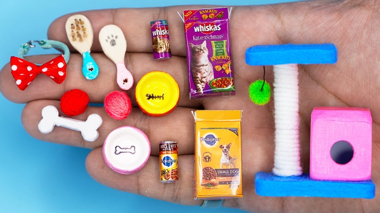 37 DIY MINIATURE IDEAS  ~ Miniature for Pets, Kittens and Puppy , BARBIE HACKS and more!