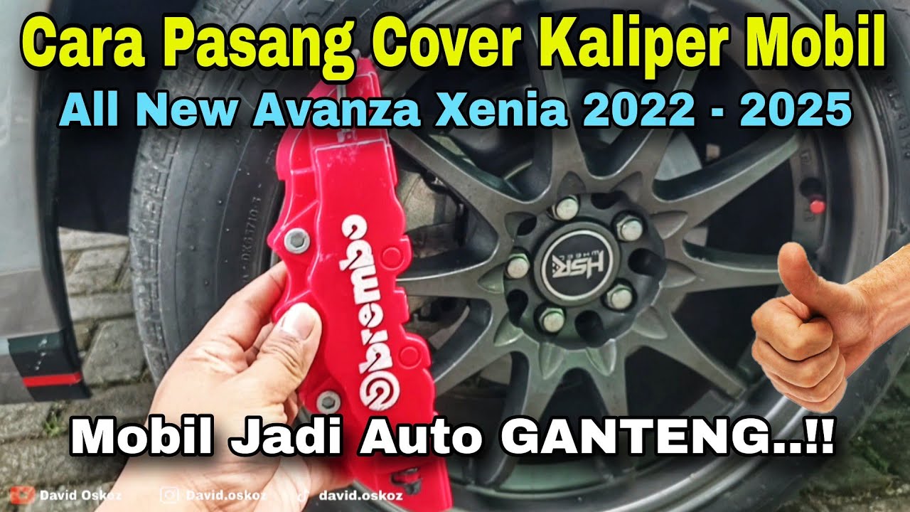 Cara Pasang Cover Kaliper Universal Pada Mobil All New Avanza Xenia 2022 - 2025